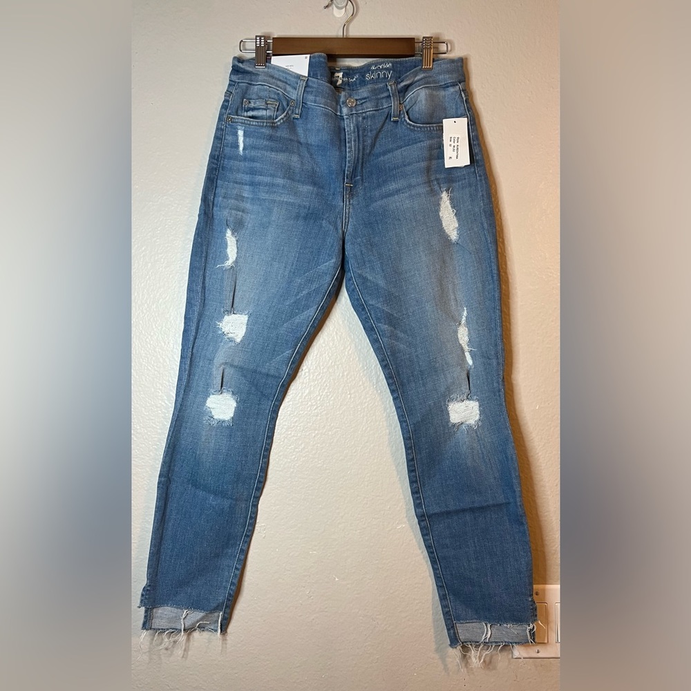 7 For All Mankind the Ankle Skinny NWT size 32